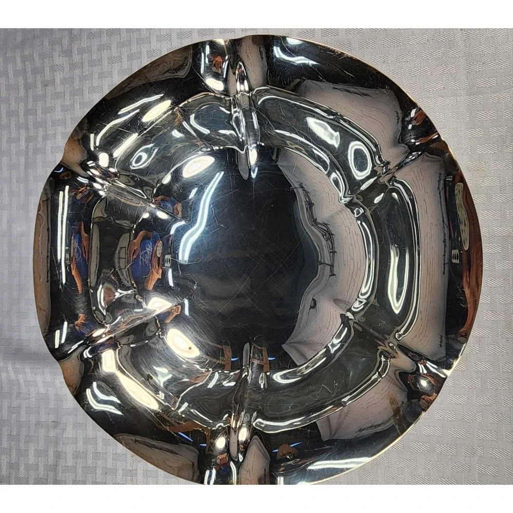 Vintage 1960's Reed & Barton Salem Silver Plate Pattern Bowl 4
